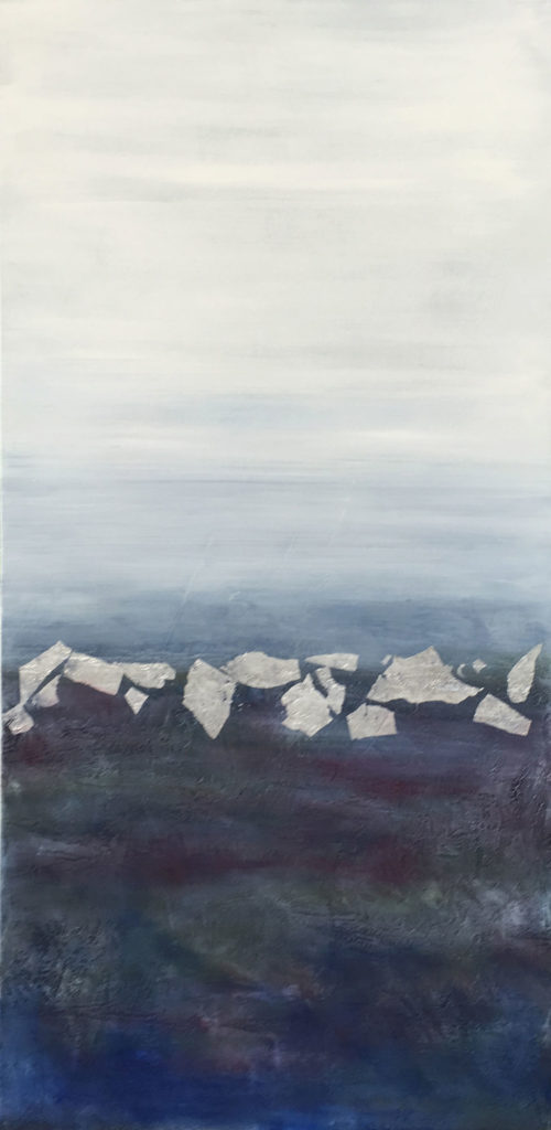 Blue ice - contemporary landscape