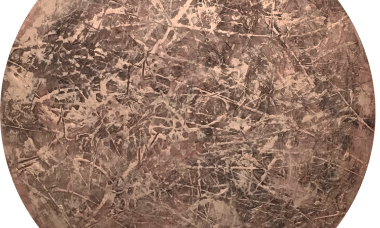 Red Copper - Abstract Art by Judy Wood NZ Artist