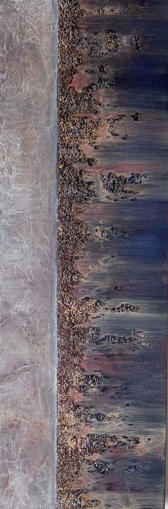 Abstract textured artwork by nz artist judy wood